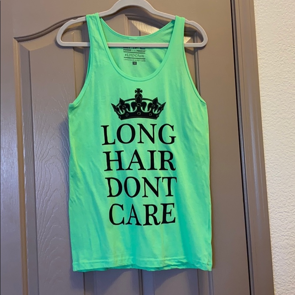 Long Hair Don’t Care Tank